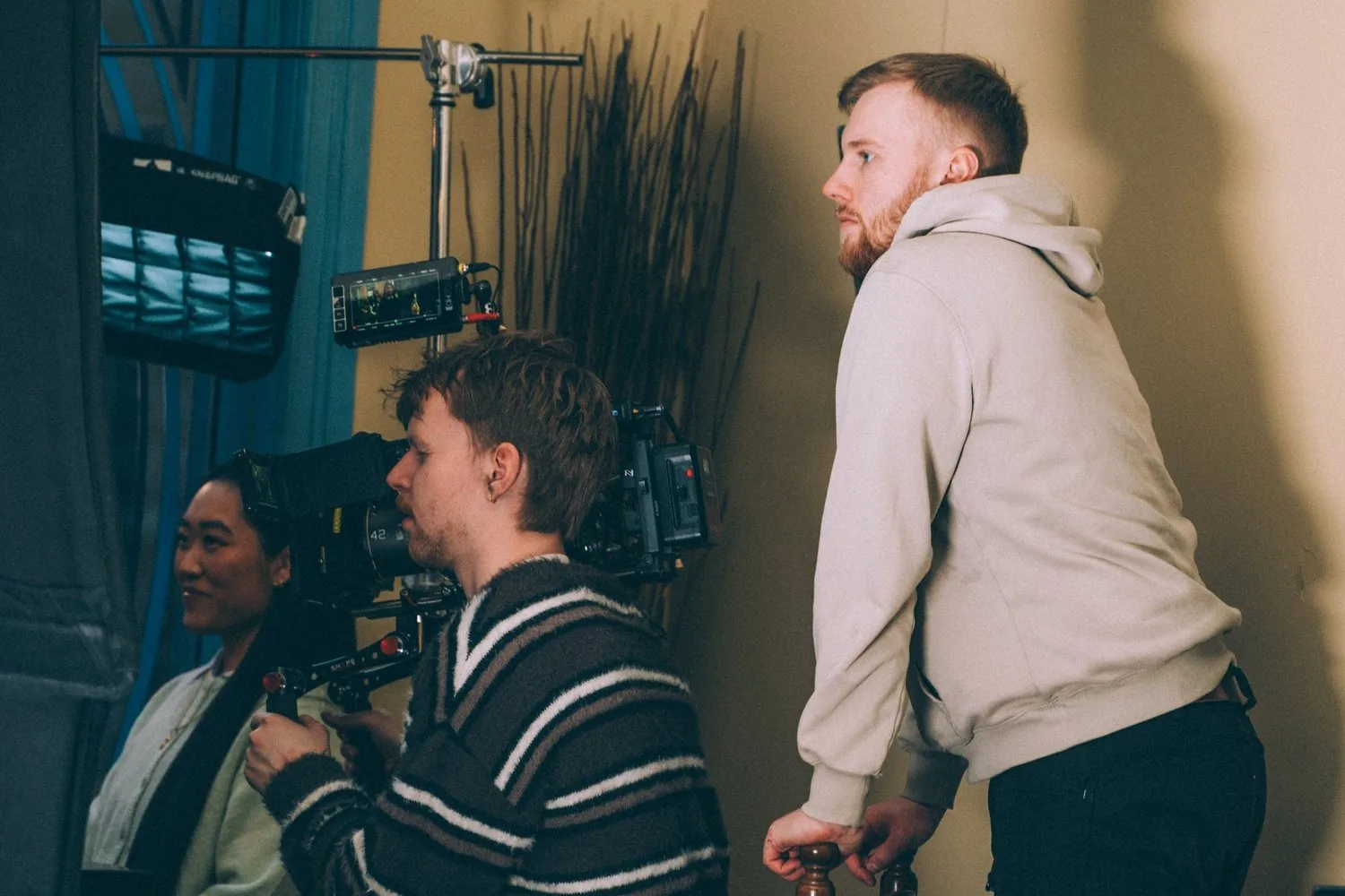 Behind the scenes on location